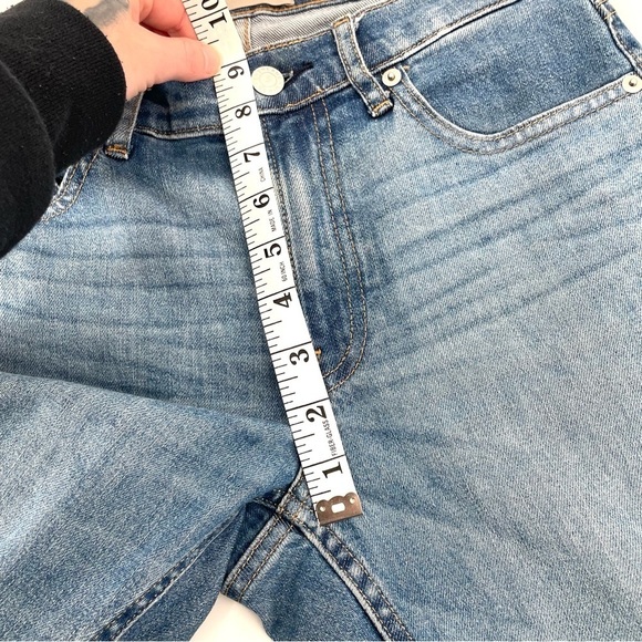 EVERLANE Ankle Medium Wash Straight Leg High Waist Jeans - Picture 11 of 11